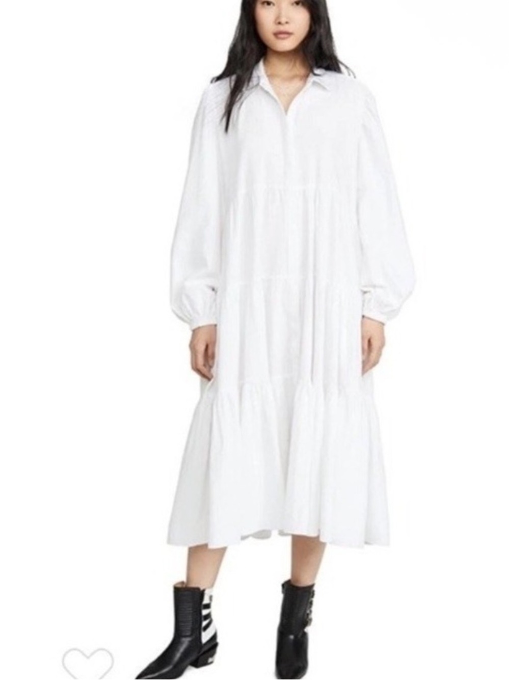 Free People Light Heart Shirt Dress